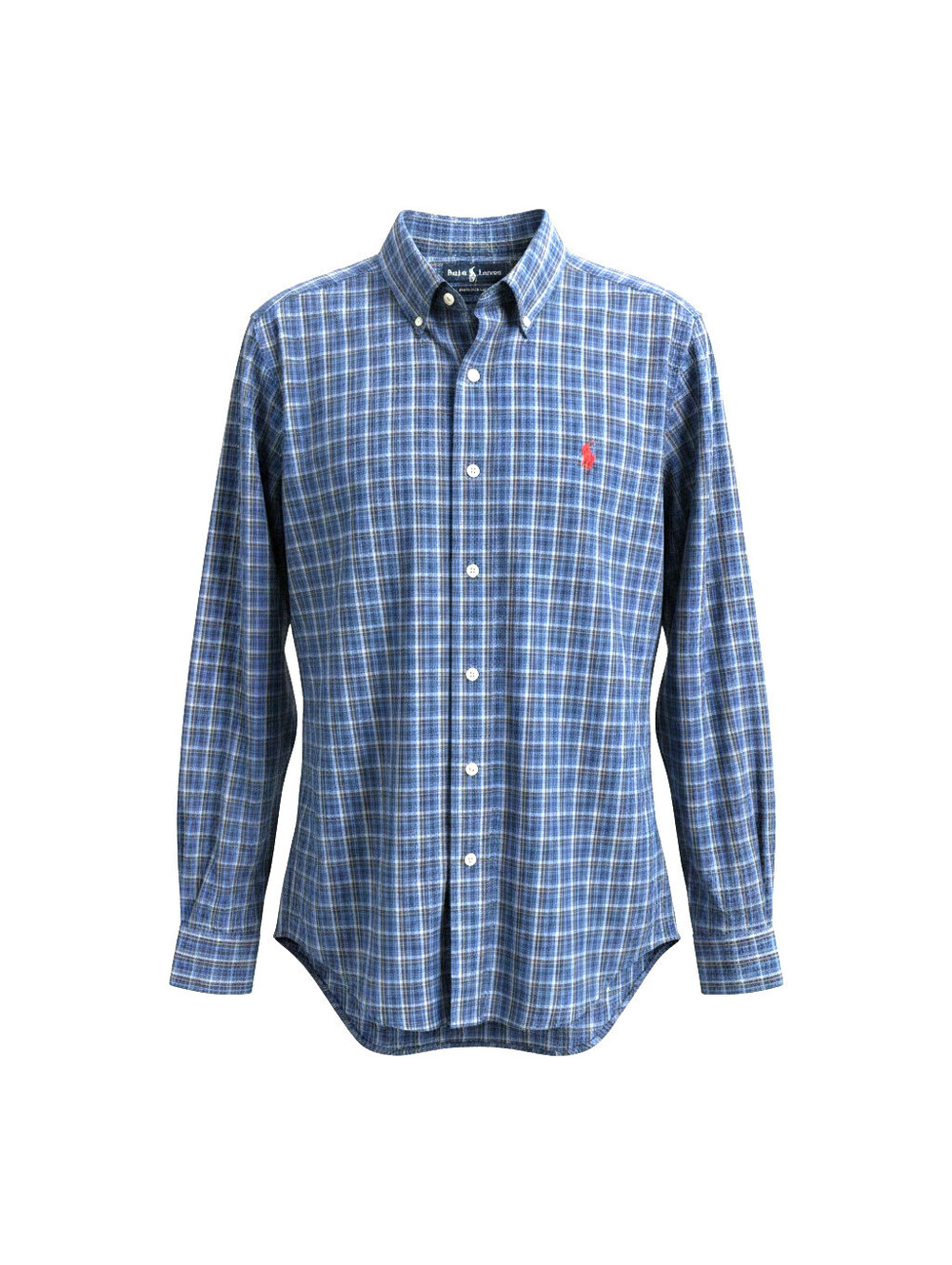 Ralph Lauren Classic Fit Size M Button Up Blue Check